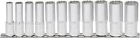 KS Tools 911.0606 3/8" 12-kant-Stecknuss-Satz, lang, 11-tlg.