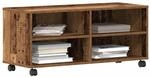 vidaXL Vintage Stil TV-St&auml;nder mit reichlich Stauraum | Massives Altholz |...
