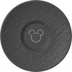 Villeroy & Boch Manufacture Rock &ndash; Mickey Mouse &ndash; Kaffee-Untertasse, schwarz,