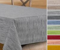 Wachstuchtischdecke rund oval eckig, Georginias Tischdecke abwischbar, Farbe und