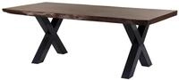 MASSIVMOEBEL24.DE | Freeform 5 Baumkantentisch aus Massivholz - Braun | 220x100...