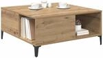 vidaXL Couchtisch Artisan-Eiche 80 x 80 x 36,5 cm Holzwerkstoff