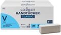 Gl&uuml;cksblatt Papierhandt&uuml;cher, 4800 Blatt, 1-lagig, 25x23cm, V-Falz,...