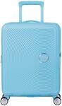 American Tourister Soundbox Spinner 55/20 TSA EXP Trolley Blueberry Fizz...