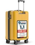 Wertes Hartschalen Koffer Mittel 67cm - 60L, TSA Schloss, Doppelrollen, Reisekoffer