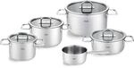 Fissler Viseo Pro Edelstahl-Topfset 5-teilig &ndash; Made in Germany, Glasdeckel,