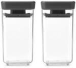 Brabantia TASTY+ Minibeh&auml;lter-Set | Luftdichte Vorratsdosen f&uuml;r Gew&uuml;rze und