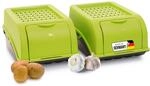 Novaliv Kartoffel Aufbewahrungsbox | 2x klein 3,5L | GR&Uuml;N | Zwiebelbox | Gem&uuml;sebox