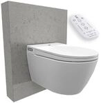 Bernstein Dusch WC 540 Pro in Wei&szlig; sp&uuml;lrandloses H&auml;nge WC mit Bidet Funktion
