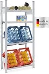 PROREGAL Getr&auml;nkekisten- & Weinregal CHIEMSEE VINO | HxBxT 175x81x33,5cm | 4...