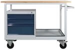 ADB Tischwagen Etagenwagen Eko 3 SL L1300xB600xH850mm RAL7035/7016 bis 300 kg