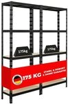 PROREGAL Mega Deal 2X Schwerlastregal Apollo HxBxT 180x75x30 cm Fachlast 175kg
