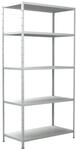 SCHULTE Regalwelt Lagerregal mit 5 PowerMAX-Fachb&ouml;den in wei&szlig;, 200x120x50cm,