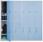 Mendler Schlie&szlig;fach Boston T829, Schlie&szlig;fachschrank Wertfachschrank Spind, Metall