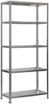 PROREGAL Schraubregal Panda Tall | HxBxT 200x100x30cm | 5 Fachb&ouml;den | Fachlast...