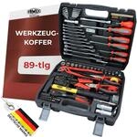 FAMEX 144-50 Werkzeugkoffer gef&uuml;llt best&uuml;ckt mit hochwertigem Werkzeug Set -...
