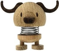 Hoptimist Wooden Buffalo Figure &ndash; Woobly Savannah Animal Decoration &ndash; Fun...