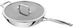 ZWILLING Peak Wok 30 cm, Edelstahl, Antihaft-Wabenbeschichtung, Besonders...