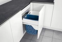 Hailo Laundry Carrier K&uuml;chen-Abfalleimer, Wei&szlig;, One Size