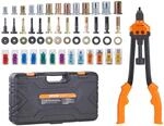 VEVOR Nietmutternzange-Set Blindnietmutternzange 410 mm, Nietenzange 13 S&auml;tze von