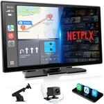 LAMTTO Wireless Carplay Display mit Net-Flix YouTube Tiktok 9 Zoll In-Cell