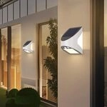 Braytron 3W Solarlampen f&uuml;r Au&szlig;en mit Bewegungsmelder, D&auml;mmernungssensor