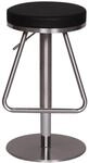 FineBuy Barhocker Edelstahl h&ouml;henverstellbare Sitzfl&auml;che 54-79 cm, Design Barstuhl,