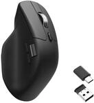 Keychron M6 Kabellose Maus, 1000 Hz Sonde, Bluetooth 5.1/2.4 GHz/Verkabelt,...