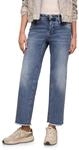 Street One Studio Mid Waist Straight Leg Jeans im Casual Fit Medium Blue Authentic