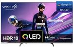 CHIQ L40QST 40 Zoll (101cm) FHD, QLED Pro Smart Google TV, Kompatibel mit HDR10,