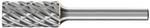 Pferd 21101987 Fr&auml;sstift HM ZYA 1225 f&uuml;r Stahl 6mm 12x25mm