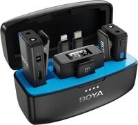 BOYA Lavalier Wireless MIC Mikrofon f&uuml;r iPhone Android Typ C, digitale