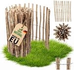 Floranica Staketenzaun aus Haselnuss 1 laufender Meter x 100 cm hoch,...