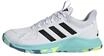 adidas Damen Court Flight Shoes, FTWR White/Core Black/Flash Aqua, 42 EU