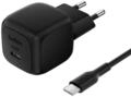 Belkin kompaktes USB Ladeger&auml;t (45 W) mit USB-C-/USB-C-Kabel, Schnellladen f&uuml;r