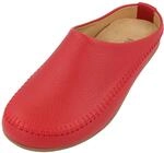 HAFLINGER Softi Lederpantoffeln Hausschuhe Ballerina im schlichten Design (Paprika