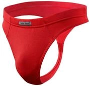 sesto senso Herren String Tanga &ndash; Rot M&auml;nner Thong aus Mikromodal, Atmungsaktiv &
