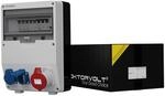 Doktorvolt Stromverteiler Baustromverteiler TD-S/FI Mit Steckdosen Kombination...