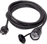 sygonix SY-5044440 Strom Verl&auml;ngerungskabel 16A Schwarz 5.00m H07RN-F 3G...