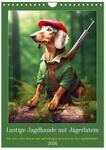 Lustige Jagdhunde mit J&auml;gerlatein (Wandkalender 2026 DIN A4 hoch), CALVENDO