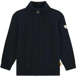 Steiff Sweatjacke EU Gr&ouml;&szlig;e 110 steiff navy, Kinder Sweat-Jacke, Kapuzen-Jacke f&uuml;r