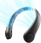 JISULIFE Tragbarer Nackenventilator,Handsfree,5 Geschwindigkeiten,4000 mAh 