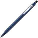 Cross Click Kugelschreiber (Druckmechanik, Schreibfarbe: schwarz) blau-Lack