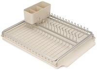 Brabantia SinkSide Geschirrabtropfgestell (Soft Beige), schlankes Abtropfgestell mit