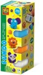 SES Creative 00813 Fundo Knete-Wilde Tiere (3x90gr-1x40gr), Mehrfarbig