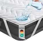 Komfortec Wasserdichter Matratzenschoner 200x200cm | Anti-Milben, Atmungsaktiv, Kein