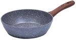 RESTO Tiefe Bratpfanne 24cm, Wokpfanne aus geschmiedetem Aluminium mit