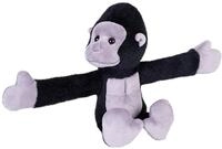 WILD REPUBLIC Huggers Gorilla, Kuscheltier, 20 cm, Klatscharmband, Pl&uuml;schtier,