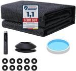 Melko Solarfolie Pool &Oslash; 457 cm Poolabdeckung f&uuml;r effiziente W&auml;rmespeicherung