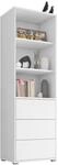 Mirjan24 Standregal Gesita R3SZ 60 B&uuml;cherregal mit 3 F&auml;cher und 3 Schubladen,
